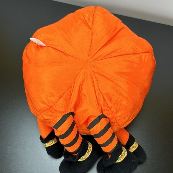 International Silver Co Nylon Pumpkin Jack O Lantern Witch Stuffed Toy Halloween - Picture 8 of 13